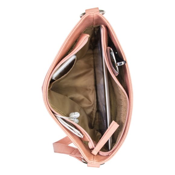 Koltov Peach Elena Convertible Hobo Bag NWT - Picture 3 of 3